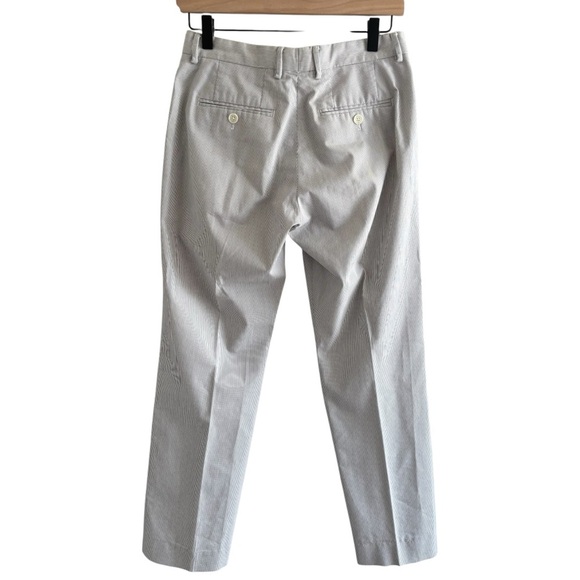 Express Photographer Cropped Trousers Size 28/32 Office Business Casual Striped - Picture 7 of 13